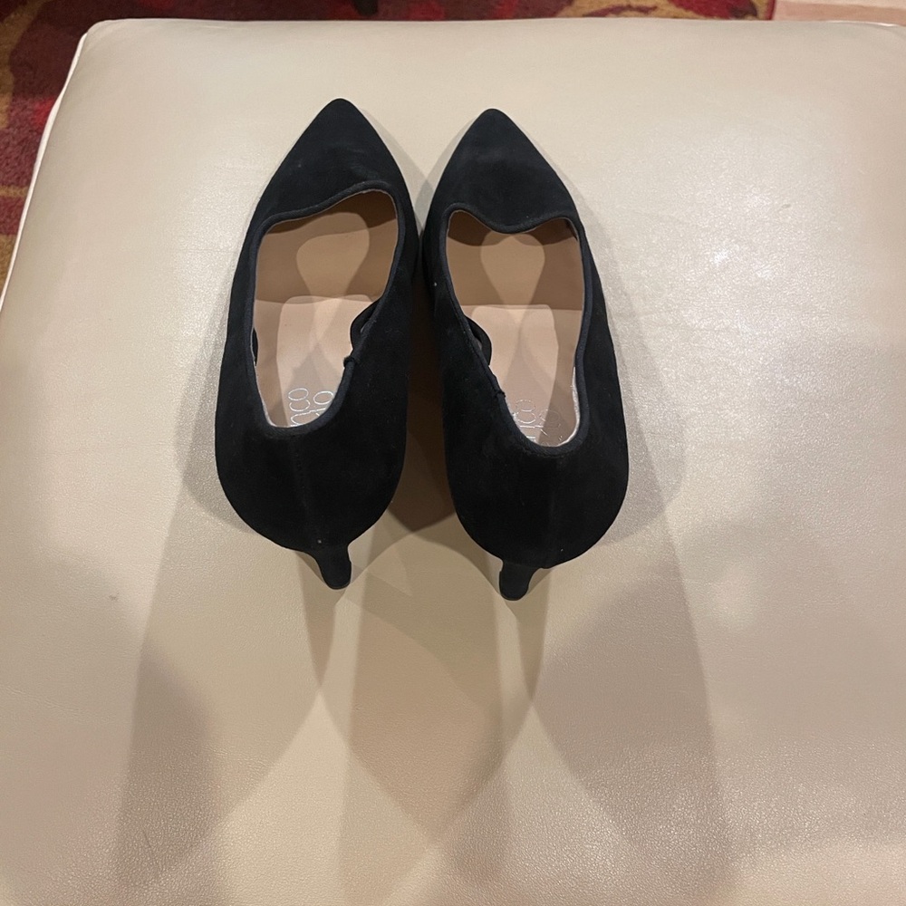 3 pair elegant shoes low heels size 10